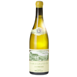 Photographie d'une bouteille de vin blanc Billaud Les Preuses 2015 Chablis Blc 75cl Crd