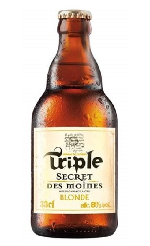 Photographie d'une bouteille de bière Goudale Secret Des Moines Triple Blonde 8 33cl Crd