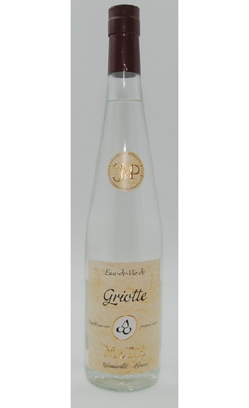 Photographie d'une bouteille de Mette - Griotte Eaux De Vie 70 Cl Crd