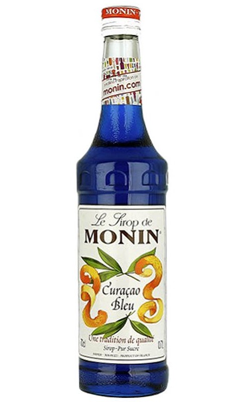 Photographie d'un produit d'épicerie Monin Curacao Bleu 70cl