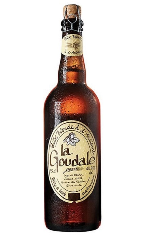 Photographie d'une bouteille de bière Goudale Blonde 7 2 75cl Crd
