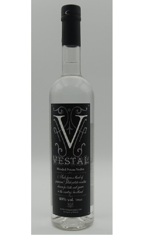 Photographie d'une bouteille de Vodka Vestal Potato 70cl