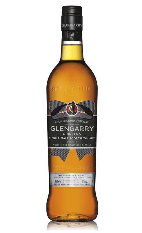 Photographie d'une bouteille de Glengarry Single Malt 70cl Crd