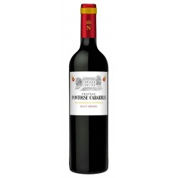 Photographie d'une bouteille de vin rouge Cht Pontoise Cabarrus Cb12 2016 Ht-Medoc Rge 75cl Crd