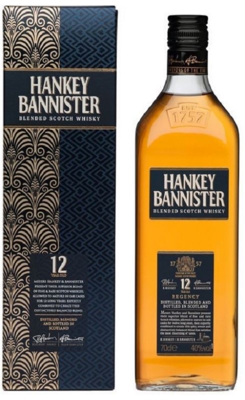 Photographie d'une bouteille de Hankey Bannister 12 Ans 70cl Crd