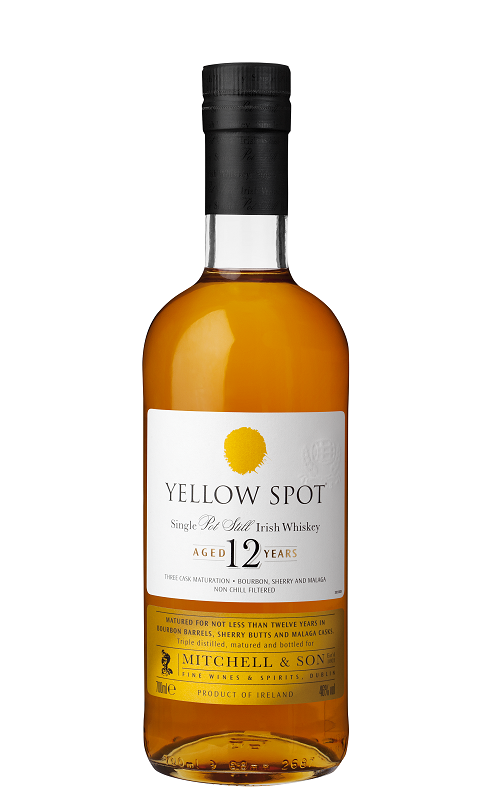 Photographie d'une bouteille de Yellow Spot 12 Ans Single Pot Still 70cl Crd