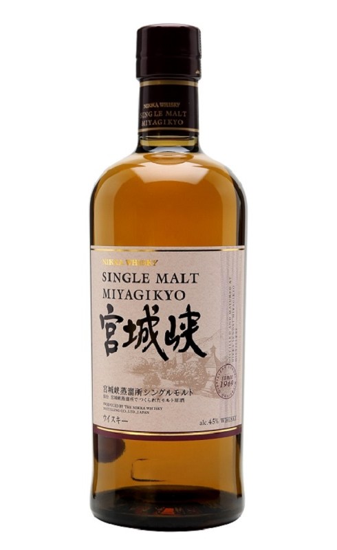 Photographie d'une bouteille de Miyagikyo Single Malt 70cl