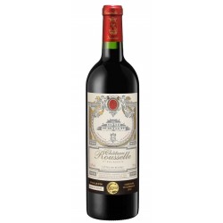 Photographie d'une bouteille de vin rouge Cht Rousselle Cb6 2016 Fronsac Rge 75cl Crd