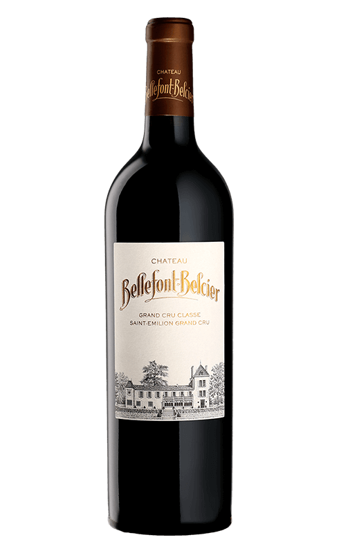 Photographie d'une bouteille de vin rouge Cht Bellefont-Belcier Cb6 2016 St-Emilion Gc Rge 75cl Crd