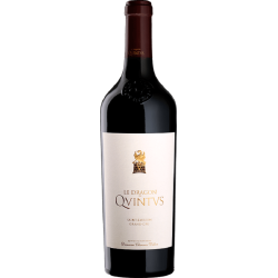 Photographie d'une bouteille de vin rouge Dragon De Quintus 2016 St-Emilion Gc Rge 75cl Crd