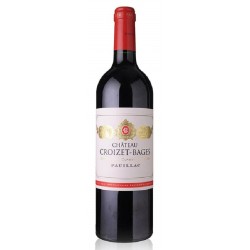 Photographie d'une bouteille de vin rouge Cht Croizet-Bages Cb6 2016 Pauillac Rge 75cl Crd