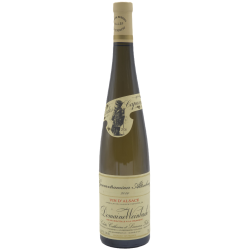 Photographie d'une bouteille de vin blanc Weinbach Altenbourg 2016 Gewurzt Blc 75cl Crd