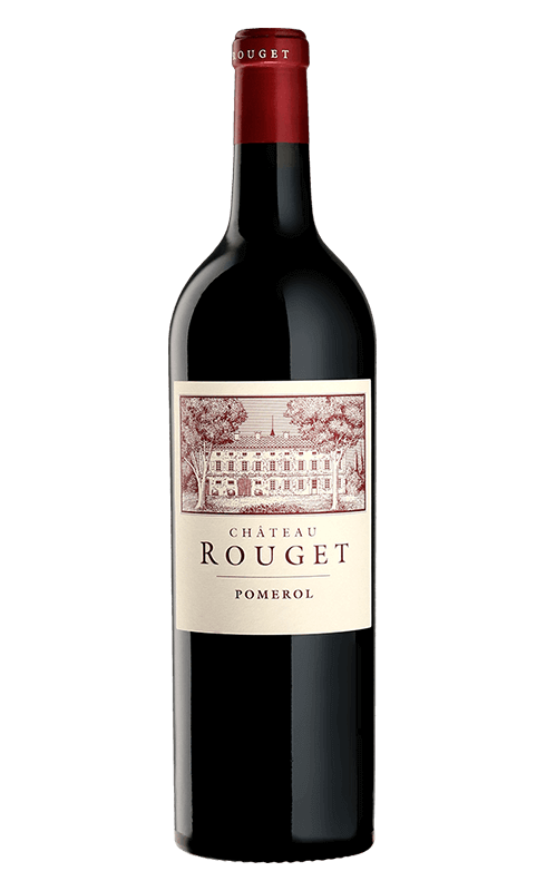 Photographie d'une bouteille de vin rouge Cht Rouget Cb6 2016 Pomerol Rge 75cl Crd