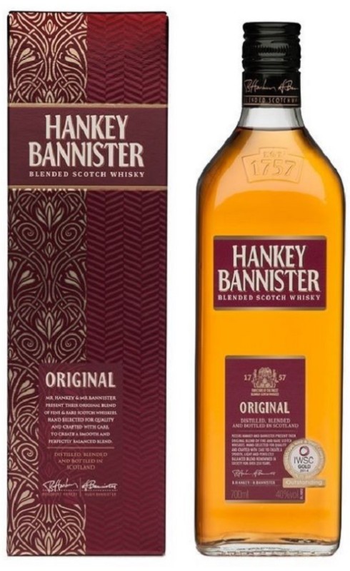 Photographie d'une bouteille de Hankey Bannister Original 70cl Crd