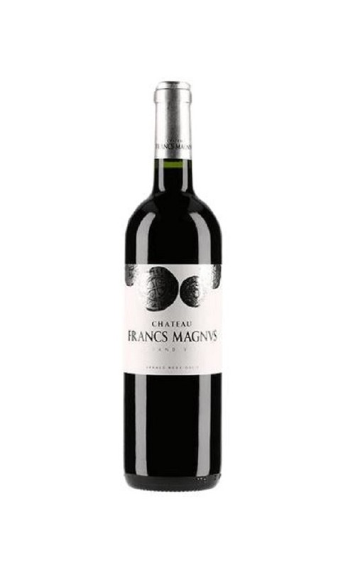 Photographie d'une bouteille de vin rouge Cht Francs Magnus 2017 Bdx Sup Rge 75cl Crd