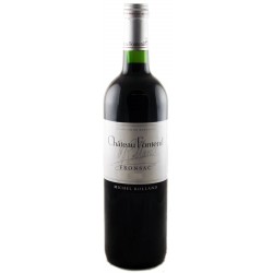 Photographie d'une bouteille de vin rouge Cht Fontenil 2015 Fronsac Rge 75 Cl Crd