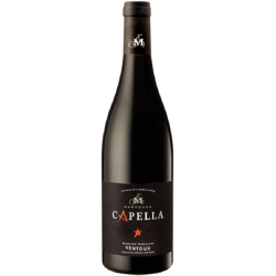 Photographie d'une bouteille de vin rouge Marrenon Capella 2016 Luberon Rge 75 Cl Crd