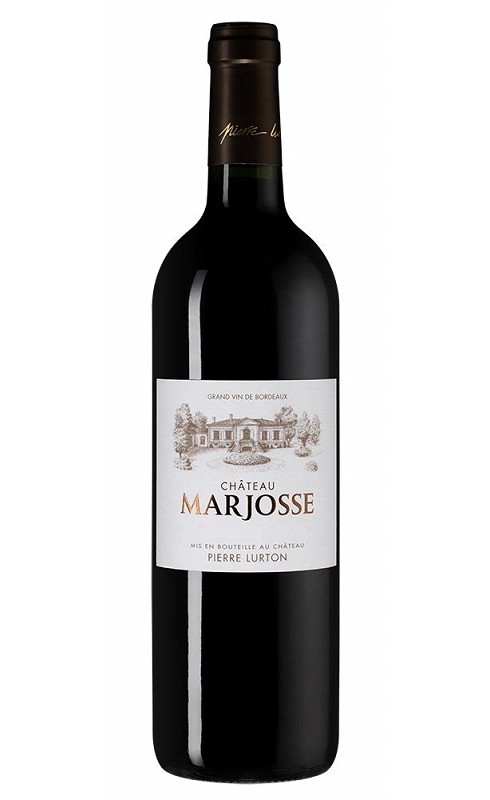 Photographie d'une bouteille de vin rouge Cht Marjosse 2016 Bdx Aoc Rge 75cl Crd
