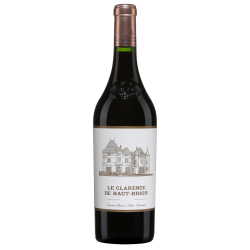 Photographie d'une bouteille de vin rouge Le Clarence De Haut-Brion Cb6 2017 Pessac Rge 75cl Crd