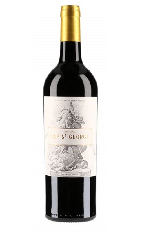 Photographie d'une bouteille de vin rouge Cht Cap St-Georges Cb6 2016 St-Geo-St-Emilion Rge 75cl Crd