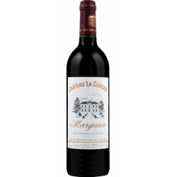 Photographie d'une bouteille de vin rouge Cht La Gurgue 2016 Margaux Rge 75cl Crd