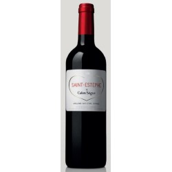 Photographie d'une bouteille de vin rouge Saint-Estephe De Calon Segur 2017 Rge 75cl Crd