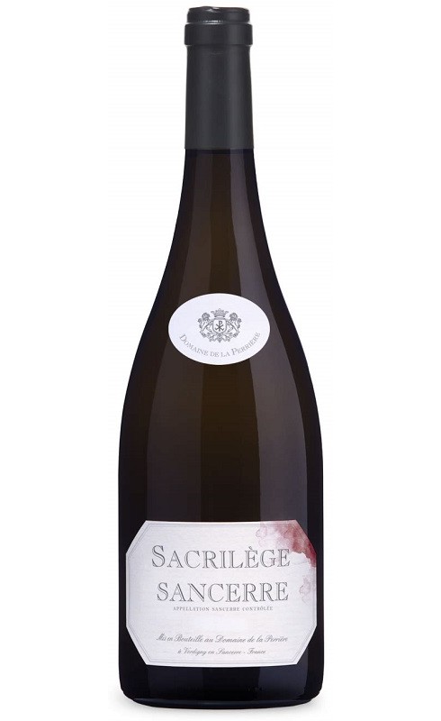 Photographie d'une bouteille de vin rouge Saget Sacrilege 2012 Sancerre Rge 75cl Crd