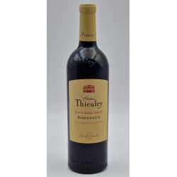 Photographie d'une bouteille de vin rouge Cht Thieuley Reserve Francis Coursel 2016 Bdx Rge 75cl Crd