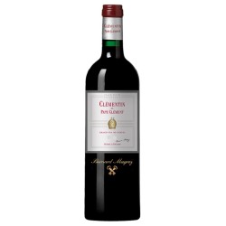 Photographie d'une bouteille de vin rouge Clementin De Pape Clement Cb6 2021 Pessac Rge 75cl Crd