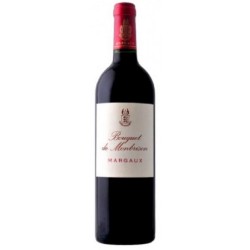 Photographie d'une bouteille de vin rouge Cht Le Bouquet De Monbrison 2014 Margaux Rge 75cl Crd