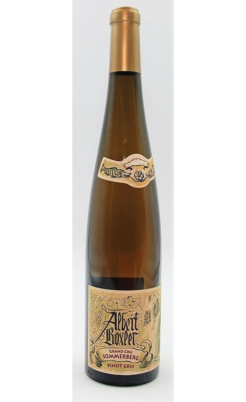 Photographie d'une bouteille de vin blanc Boxler Sommerberg W 2016 Pinot Gris Blc 75cl Crd
