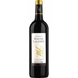 Photographie d'une bouteille de vin rouge Cht Mayne Lalande Cb6 2016 Listrac-Medoc Rge 75cl Crd