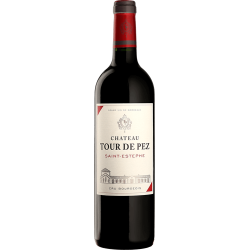 Photographie d'une bouteille de vin rouge Cht Tour De Pez 2017 St-Estephe Rge 75cl Crd