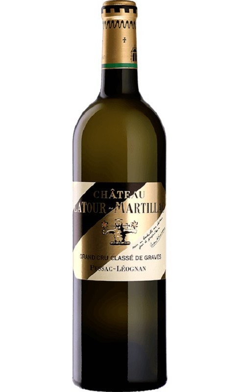 Photographie d'une bouteille de vin blanc Cht Latour Martillac Cb6 2017 Pessac Blc 75cl Crd