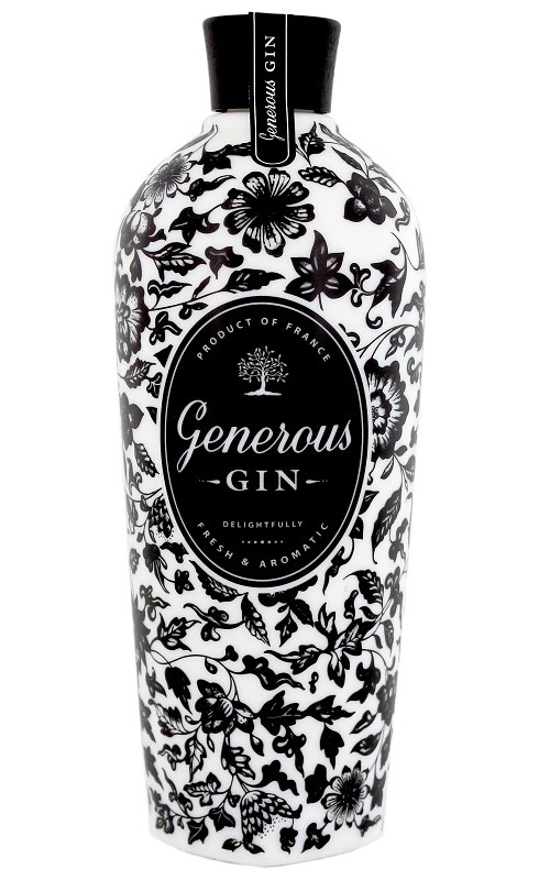 Photographie d'une bouteille de Gin Generous Gin 70cl Crd
