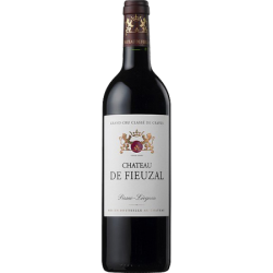 Photographie d'une bouteille de vin rouge Cht Fieuzal 2018 Cb6 Pessac-Leognan Rge 75cl Crd