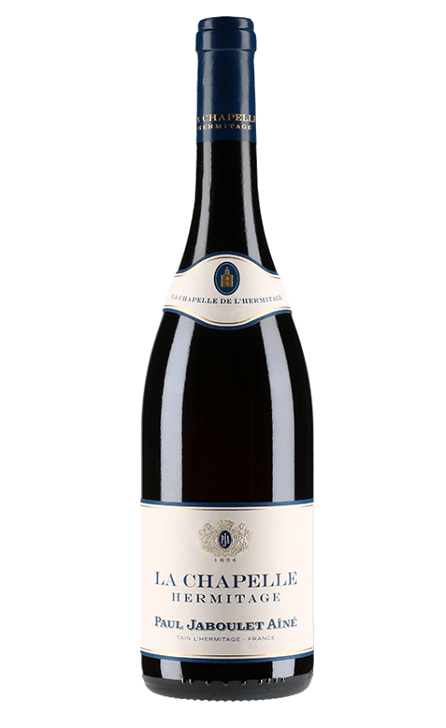 Photographie d'une bouteille de vin rouge Jaboulet La Chapelle 2017 Hermitage Rge 1 5l Crd