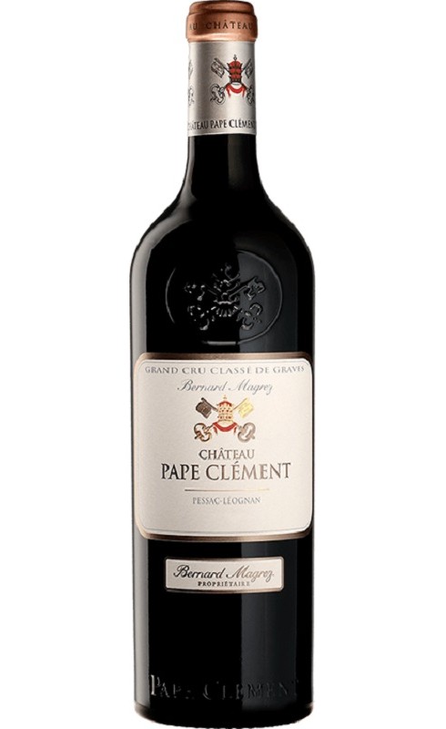 Photographie d'une bouteille de vin rouge Cht Pape Clement Cb6 2018 Pessac-Leognan Rge 75cl Crd