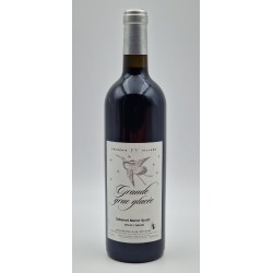 Photographie d'une bouteille de vin rouge Villard Grande Grue Glacee 2014 Vdf Vdr Rge 75cl Crd