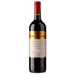 Photographie d'une bouteille de vin rouge Cht Boyd Cantenac Cb6 2018 Margaux Rge 75cl Crd