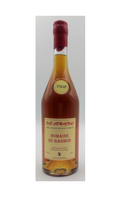 Photographie d'une bouteille de Barbon - Bas-Armagnac Vsop 10ans 1 5 L