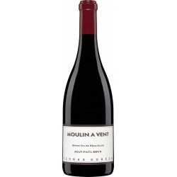 Photographie d'une bouteille de vin rouge Brun Moulin-A-Vent 2017 Rge 75cl Crd