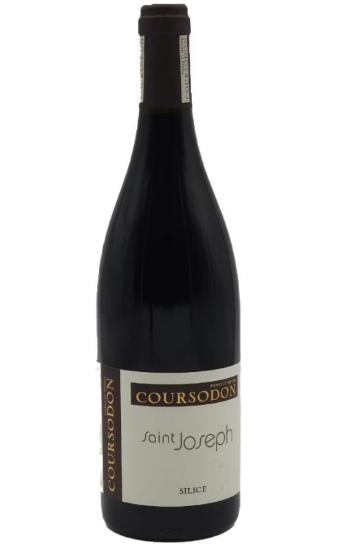Photographie d'une bouteille de vin rouge Coursodon Silice 2018 St-Joseph Rge 75cl Crd