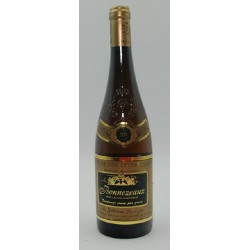 Photographie d'une bouteille de vin blanc Petits Quarts Bonnezeaux Grain Grain 2003 Blc 75cl Crd