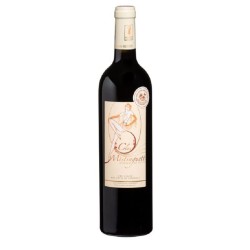 Photographie d'une bouteille de vin rouge Le Noyer Mistinguett Elegance Clc 2018 Cdp Rge 75cl Crd