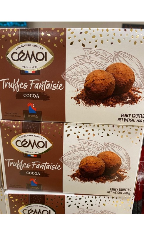 Photographie d'un produit d'épicerie Cemoi Ballotin Truffes Chocolat 200 G