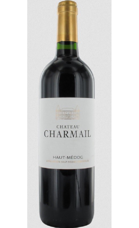 Photographie d'une bouteille de vin rouge Cht Charmail Cb6 2017 Haut-Medoc Rge 1 5l Crd
