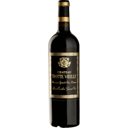 Photographie d'une bouteille de vin rouge Cht Trotte Vieille Cb1 2017 St-Emilion Gc Rge 75cl Crd