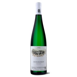 Photographie d'une bouteille de vin blanc Muller Scharzhof Qba 2018 Riesling Blc 75cl Acq
