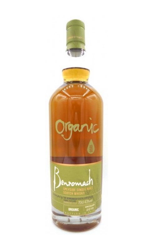 Photographie d'une bouteille de Benromach Organic 70cl